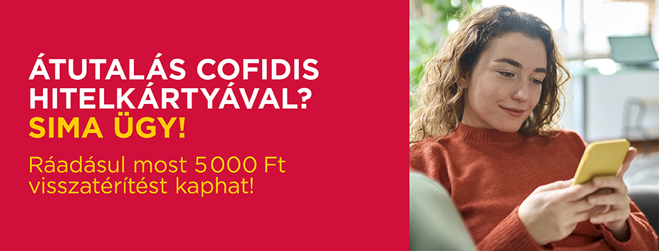Cofidis Hitelkártya Áprilisi Promóció