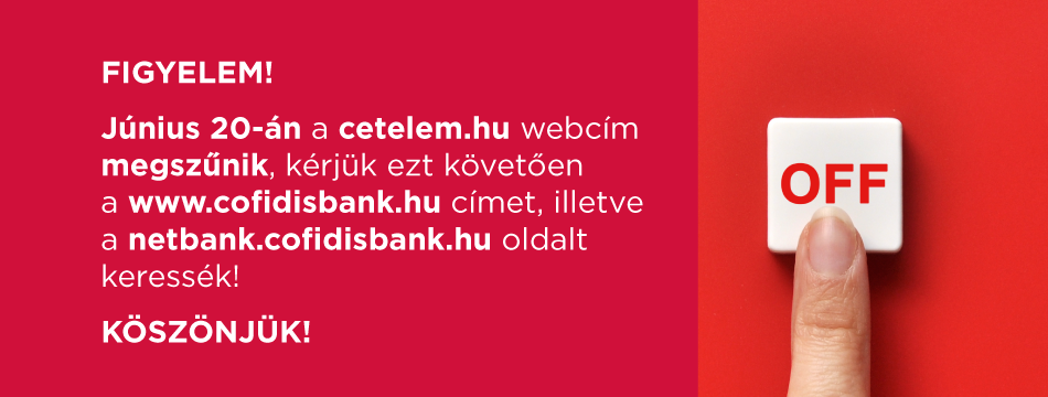 Cetelem hivatkozás megszűnik